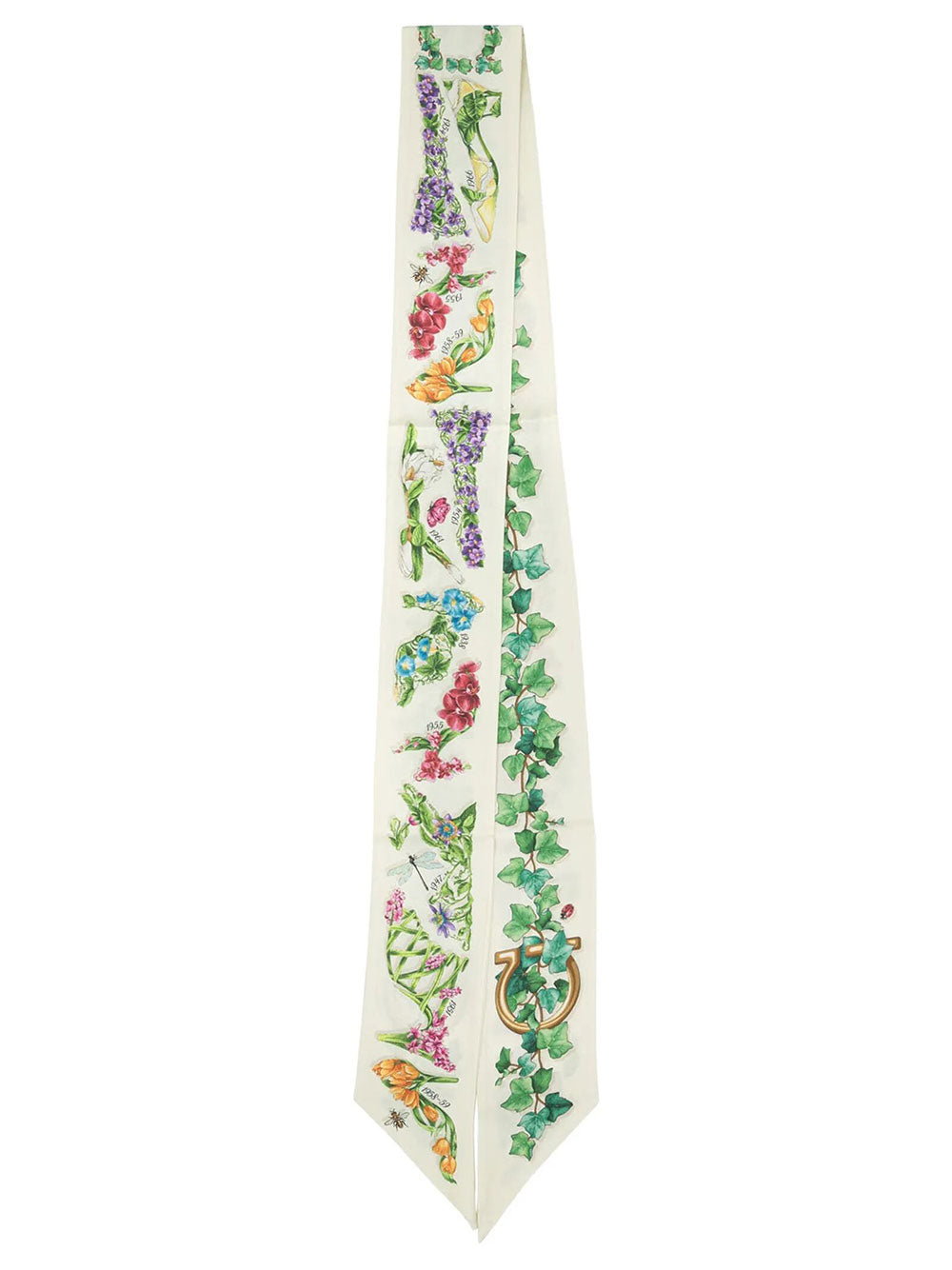 Ferragamo Women Eden Shoes Print Silk Mini Bandeau FERRAGAMO