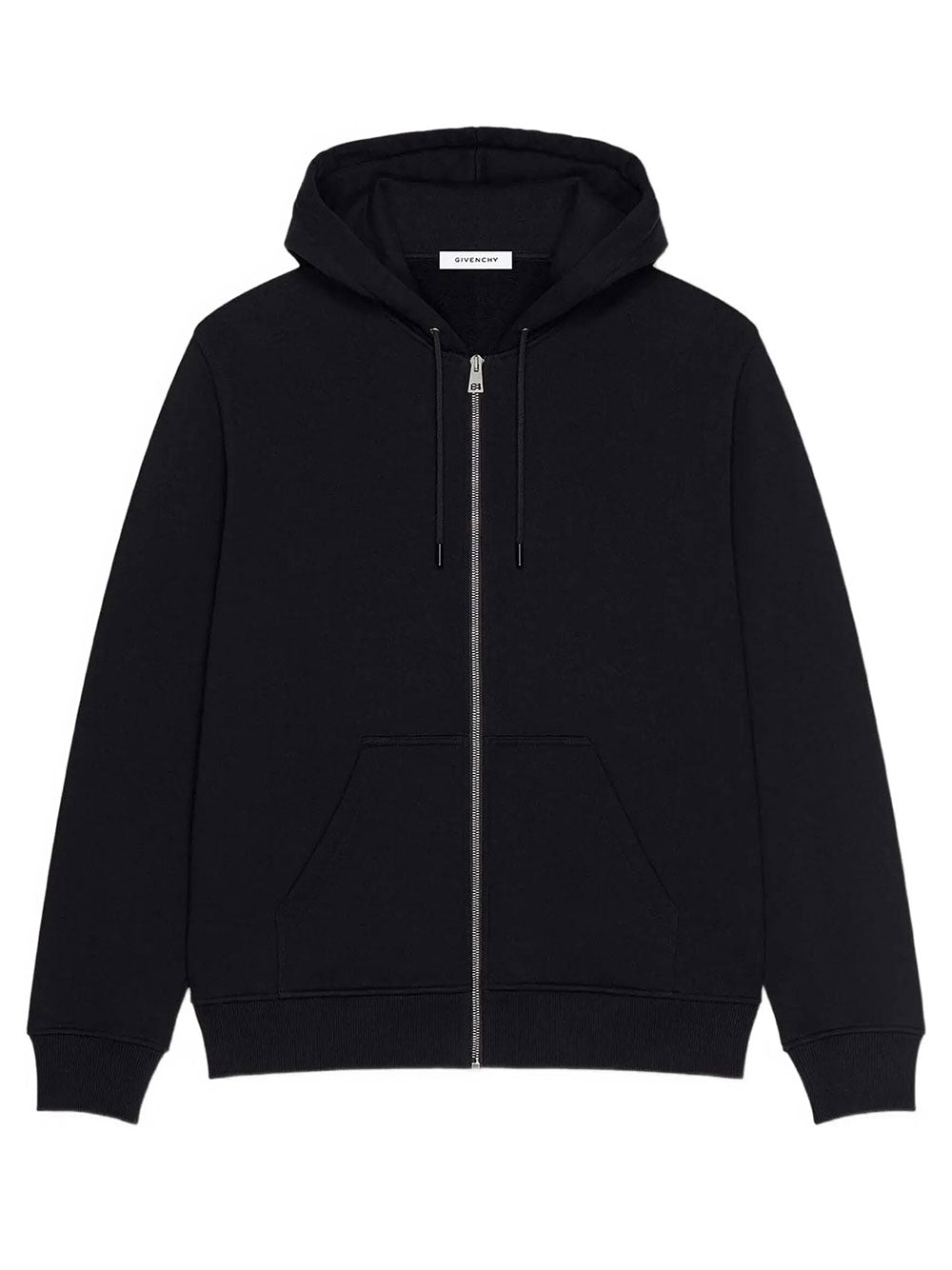 Givenchy Men Zipped Hoodie In Fleece With Photographic Negative Print GIVENCHY