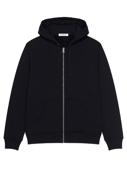 Givenchy Men Zipped Hoodie In Fleece With Photographic Negative Print GIVENCHY