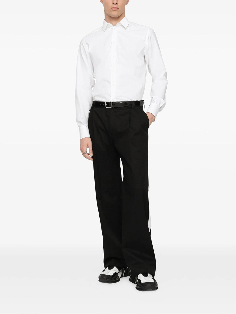 Dolce & Gabbana Men Stretch-Poplin Shirt DOLCE & GABBANA