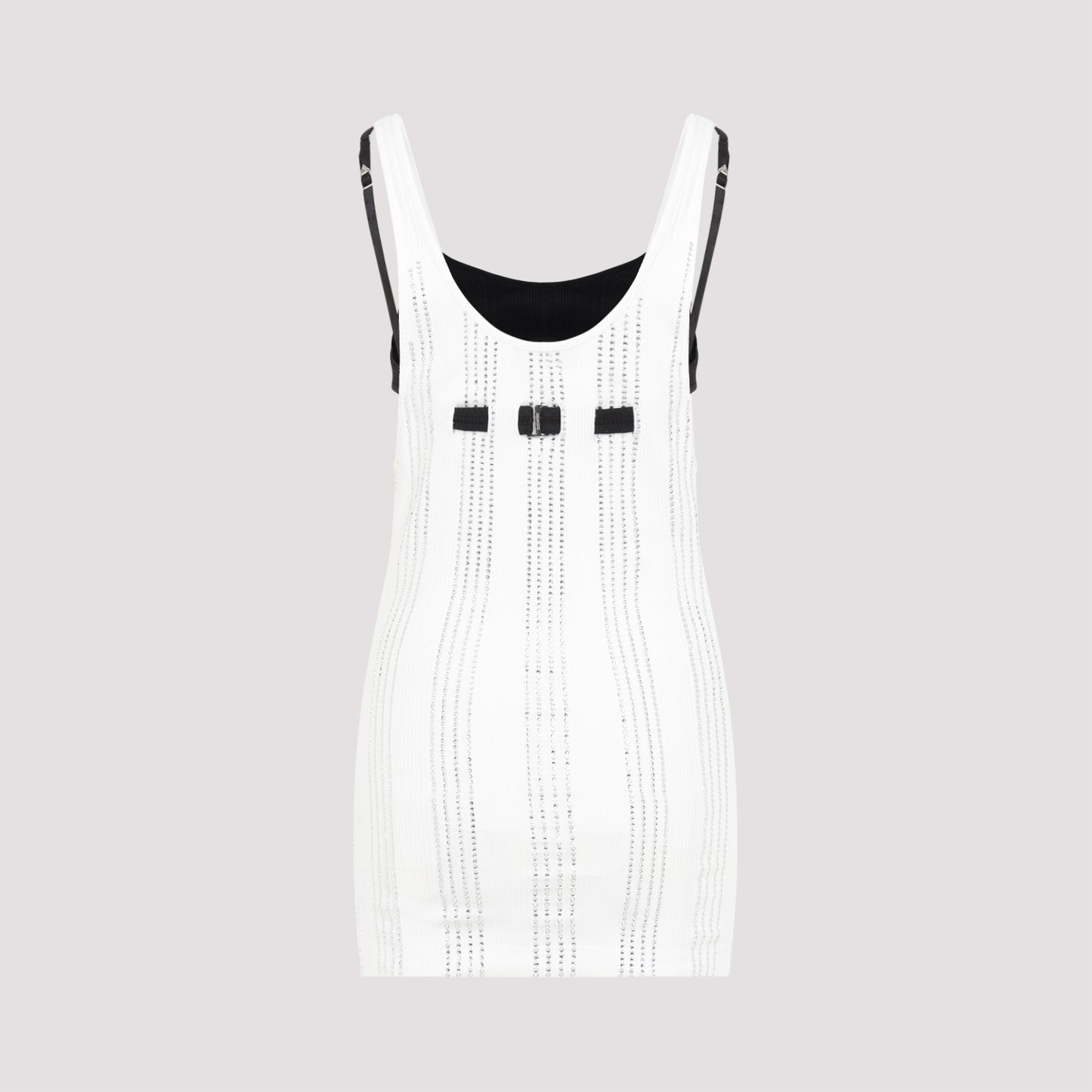The Attico Flat Ribbed Jersey Tank Top Women THE ATTICO