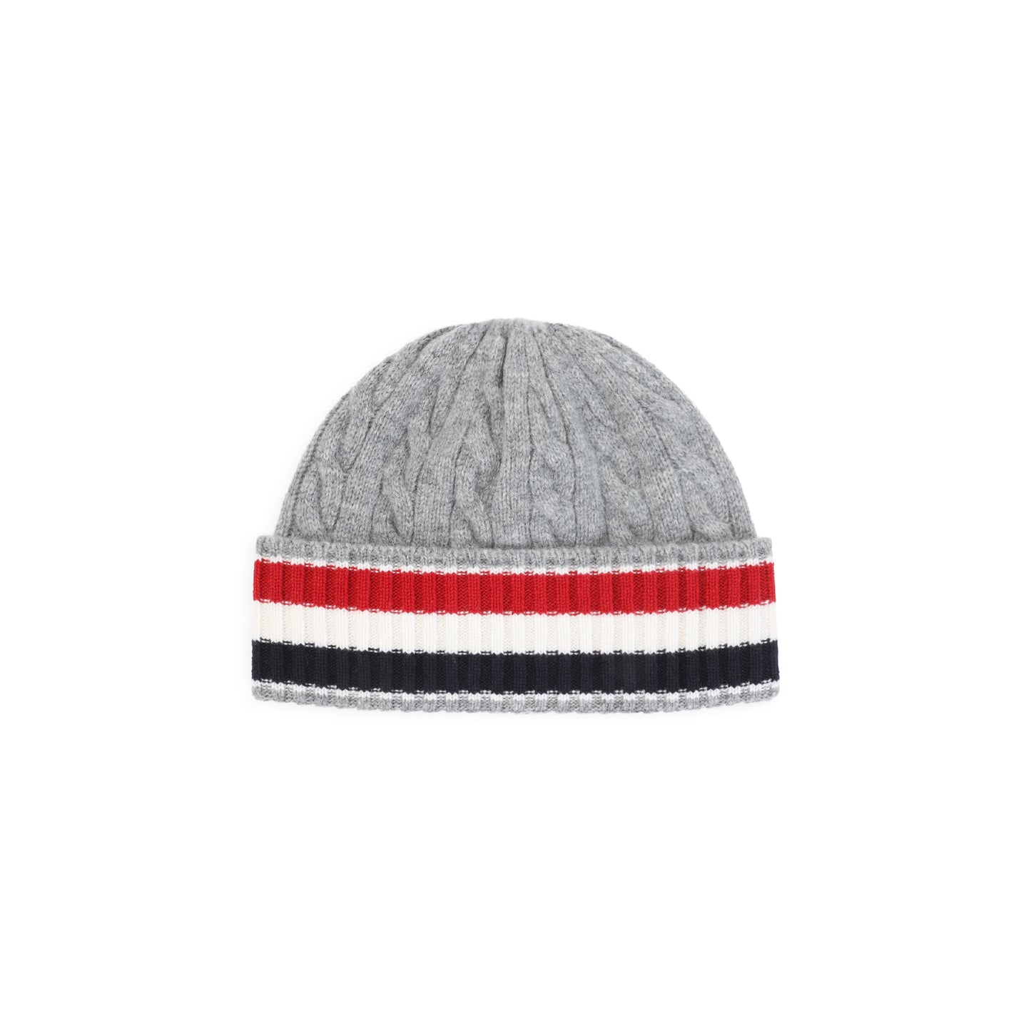Thom Browne Cable-Knit Beanie Men THOM BROWNE