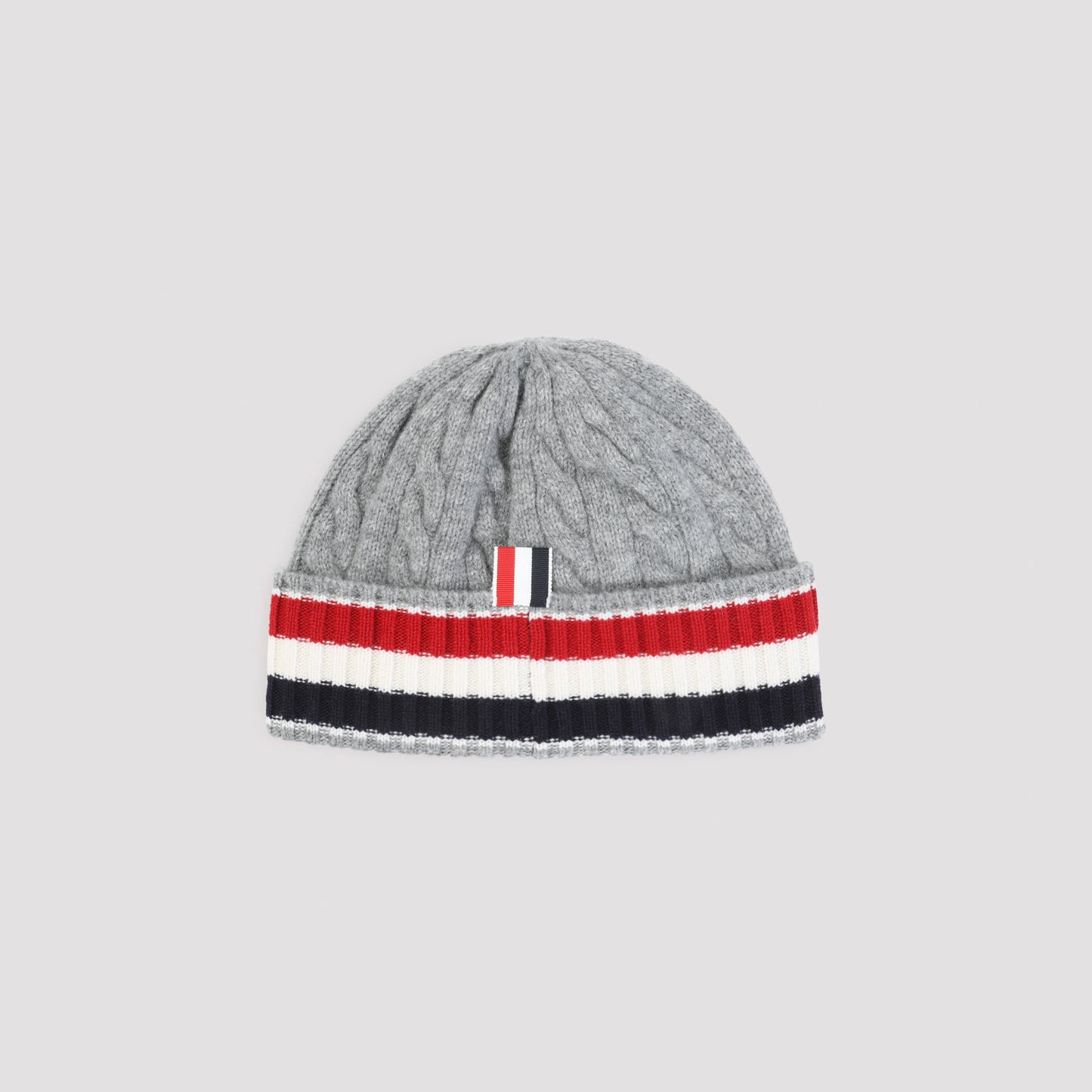 Thom Browne Cable-Knit Beanie Men THOM BROWNE