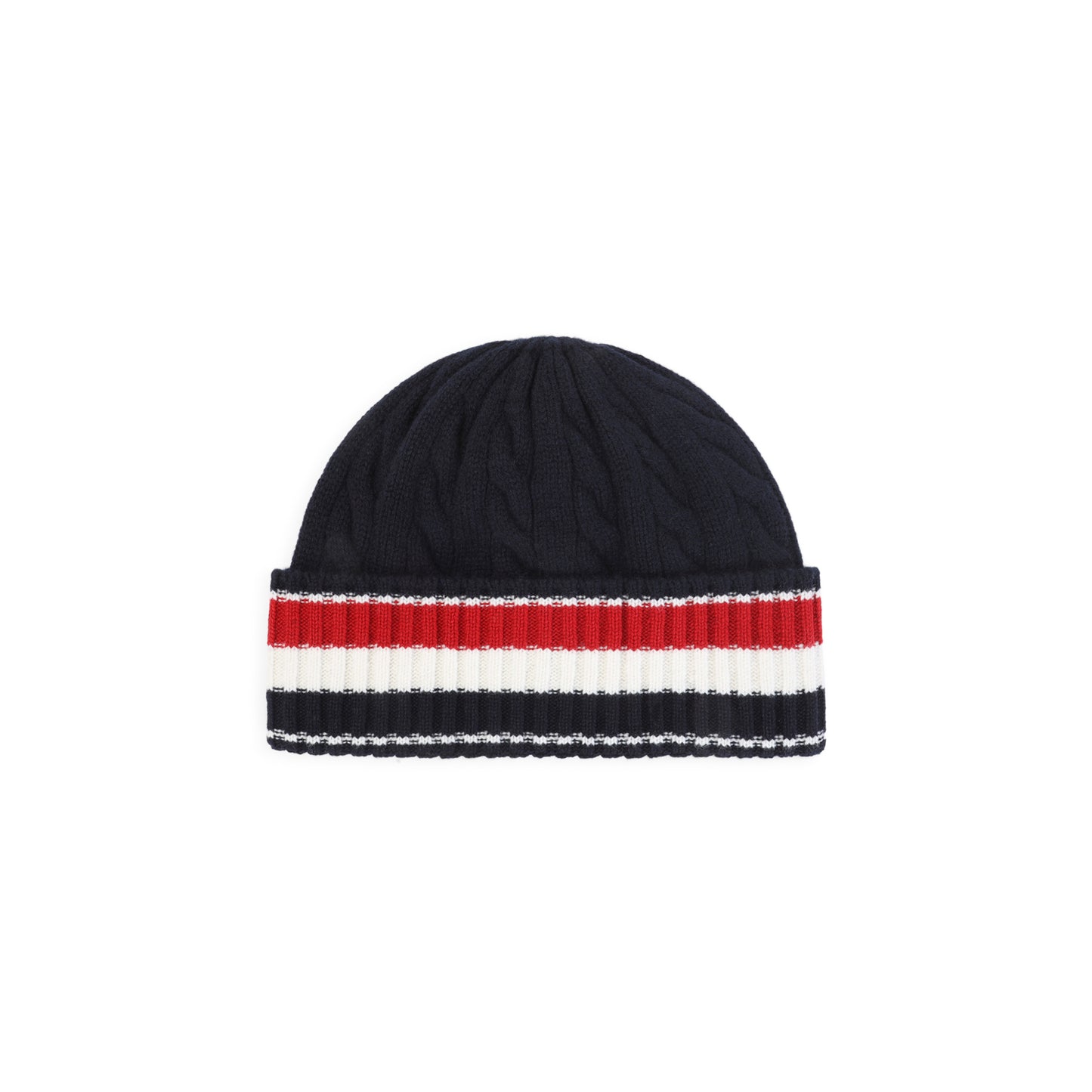 Thom Browne Cable-Knit Beanie Men THOM BROWNE
