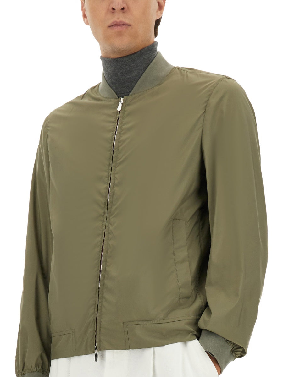 Brunello Cucinelli Men Bomber With Zip BRUNELLO CUCINELLI