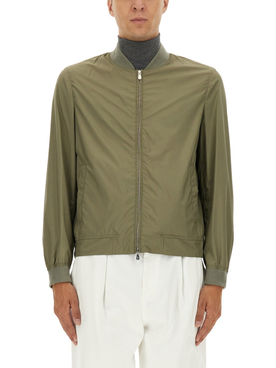Brunello Cucinelli Men Bomber With Zip BRUNELLO CUCINELLI