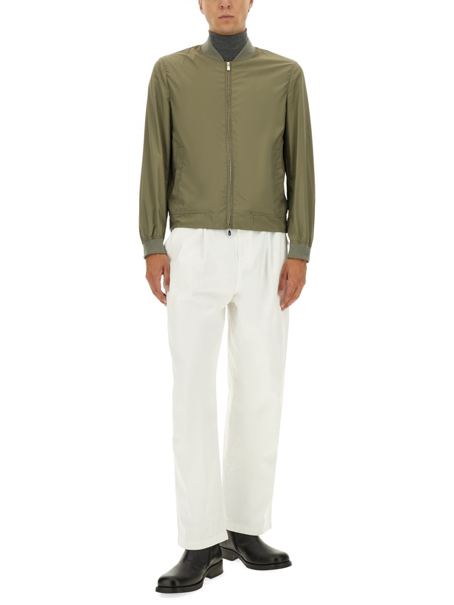 Brunello Cucinelli Men Bomber With Zip BRUNELLO CUCINELLI
