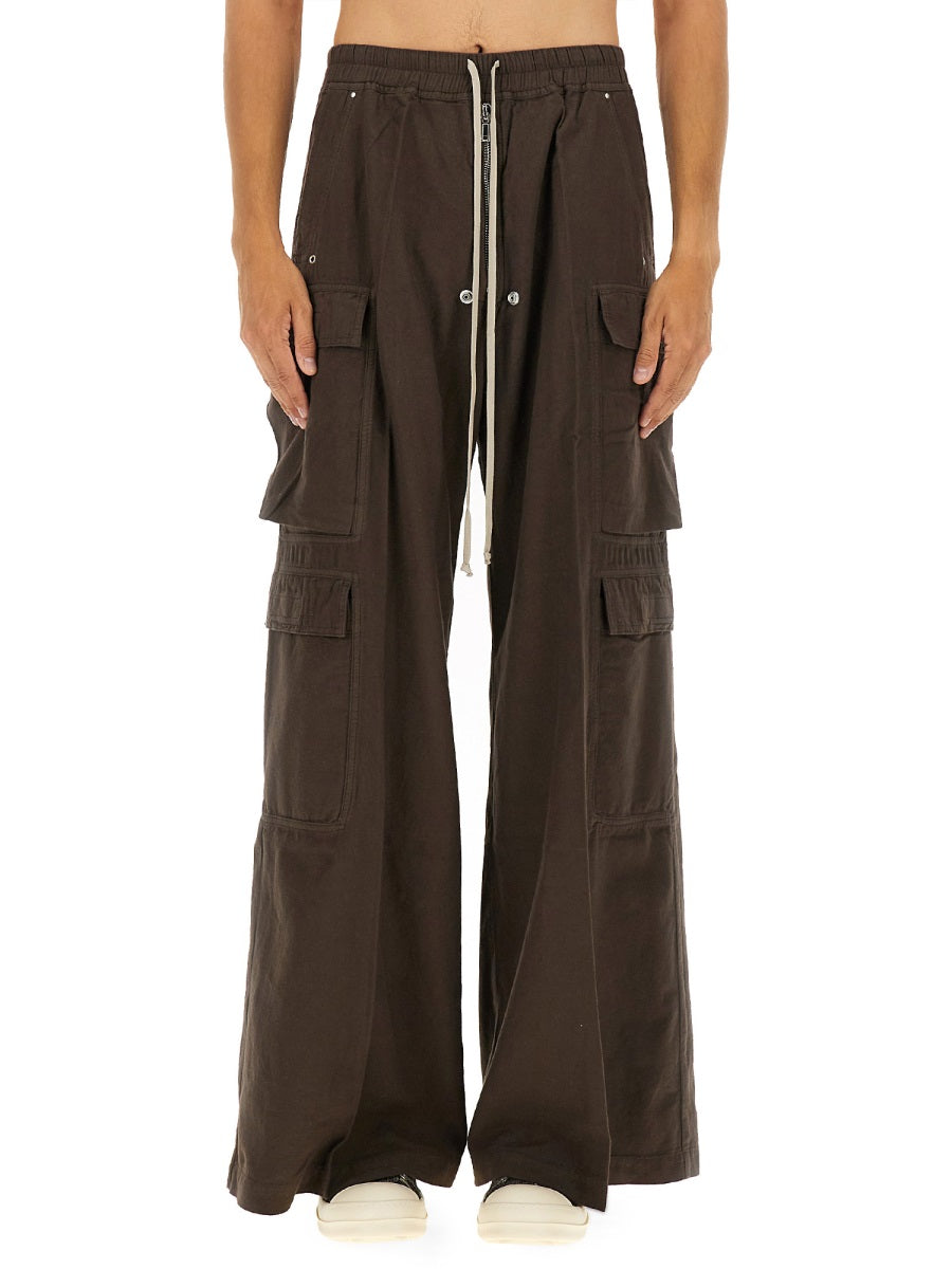 Rick Owens Drkshdw Men "Double Cargo Jumbo Belas" Pants RICK OWENS