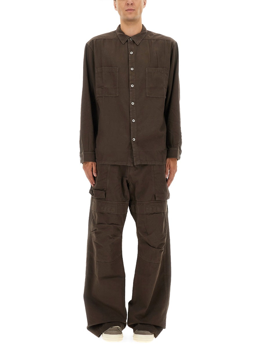 Rick Owens Drkshdw Men "Jumbo Outershirt" Shirt RICK OWENS