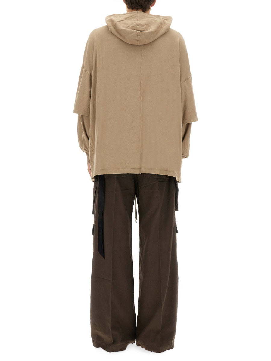 Rick Owens Drkshdw Men "Tommy Hustler" Hoodie RICK OWENS