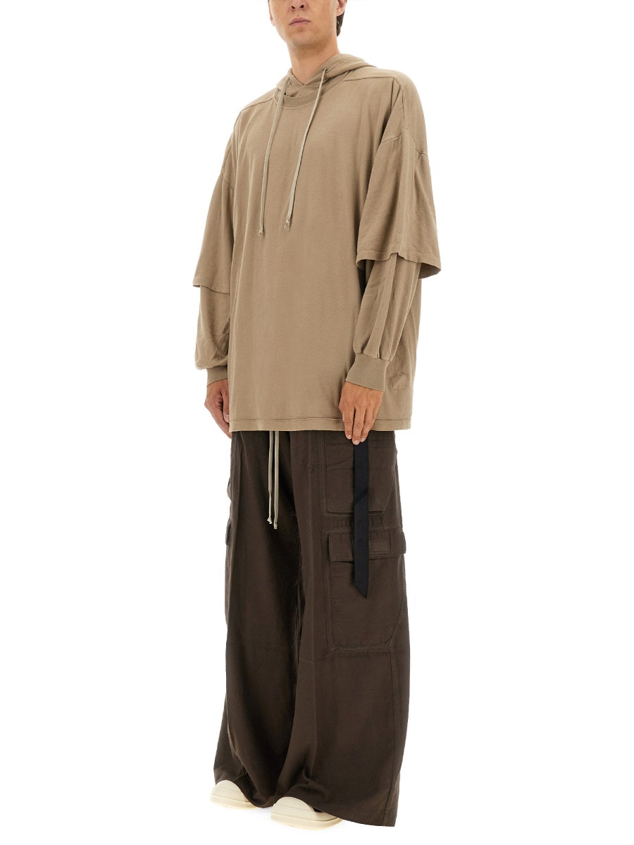 Rick Owens Drkshdw Men "Tommy Hustler" Hoodie RICK OWENS