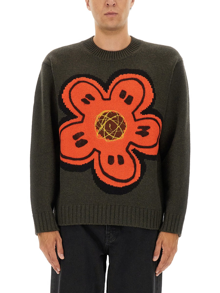 Kenzo Men Sweater With "Boke Flower" KENZO