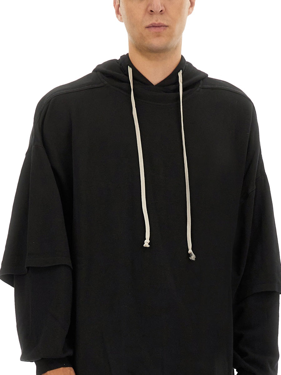 Rick Owens Drkshdw Men "Tommy Hustler" Hoodie RICK OWENS