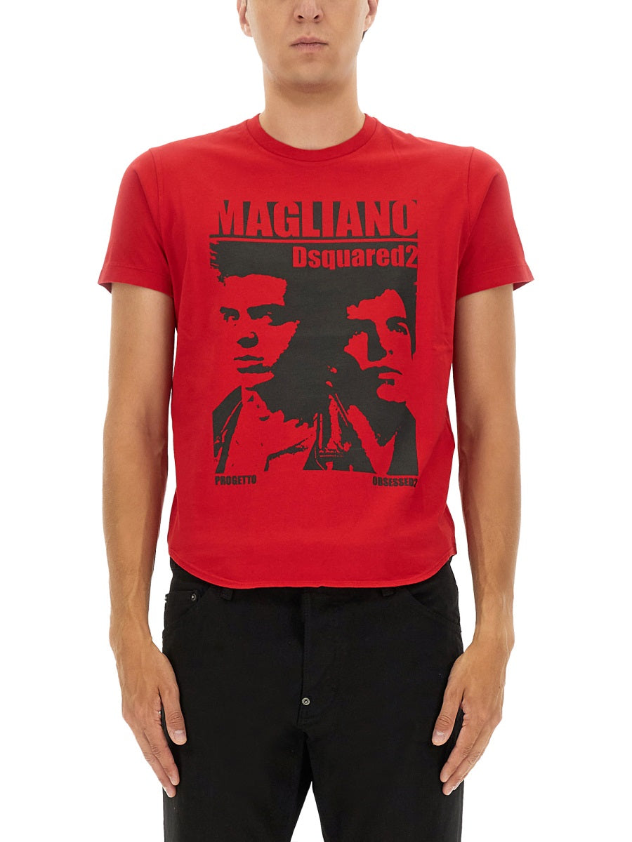 Dsquared Men T-Shirt With Print DSQUARED2