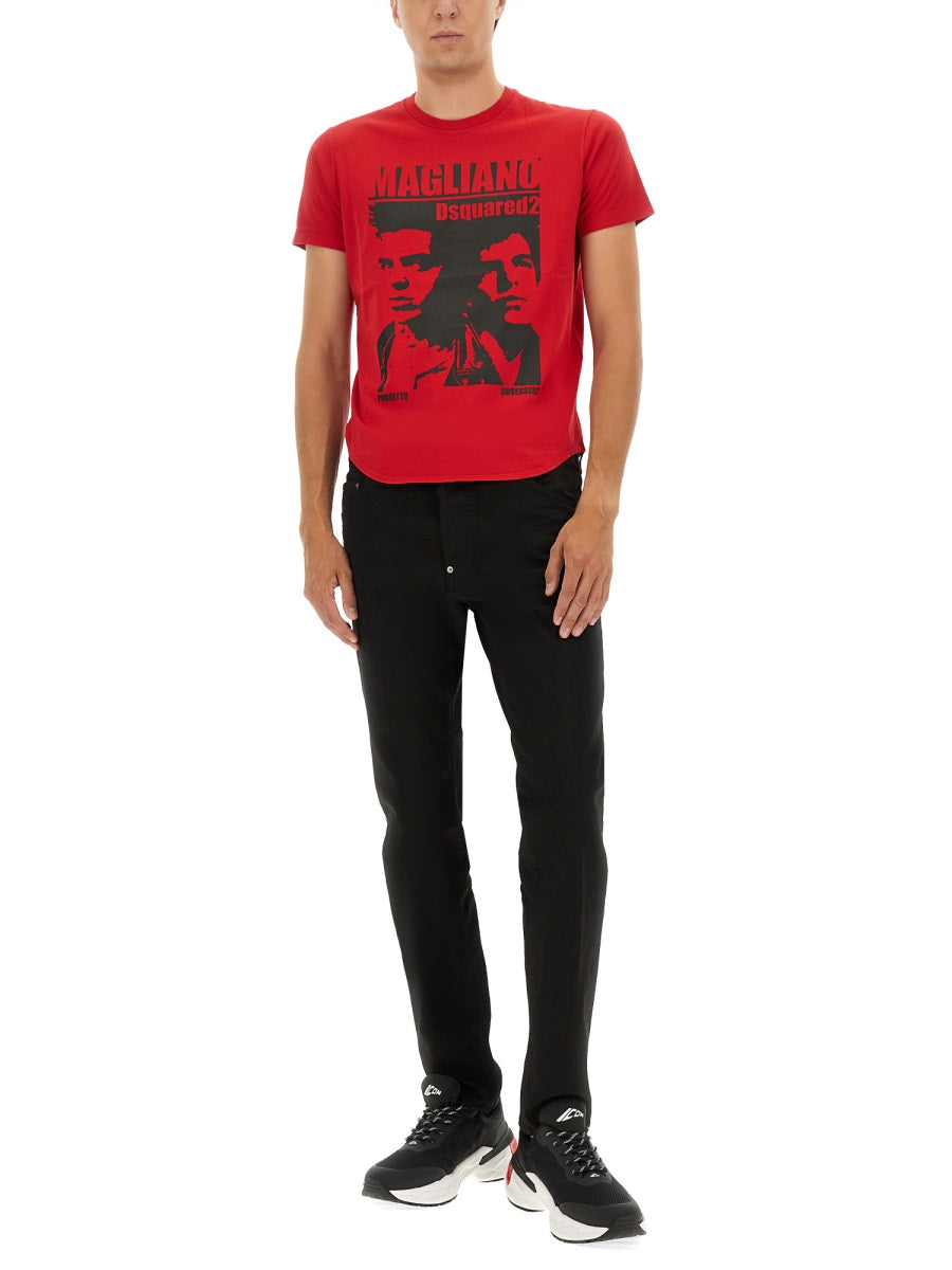 Dsquared Men T-Shirt With Print DSQUARED2
