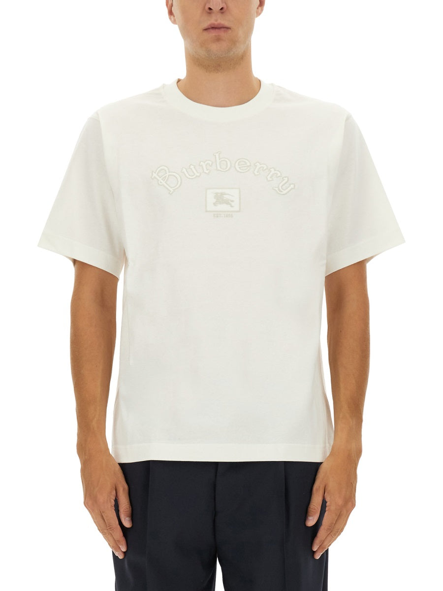 Burberry Men Gothic Logo T-Shirt BURBERRY