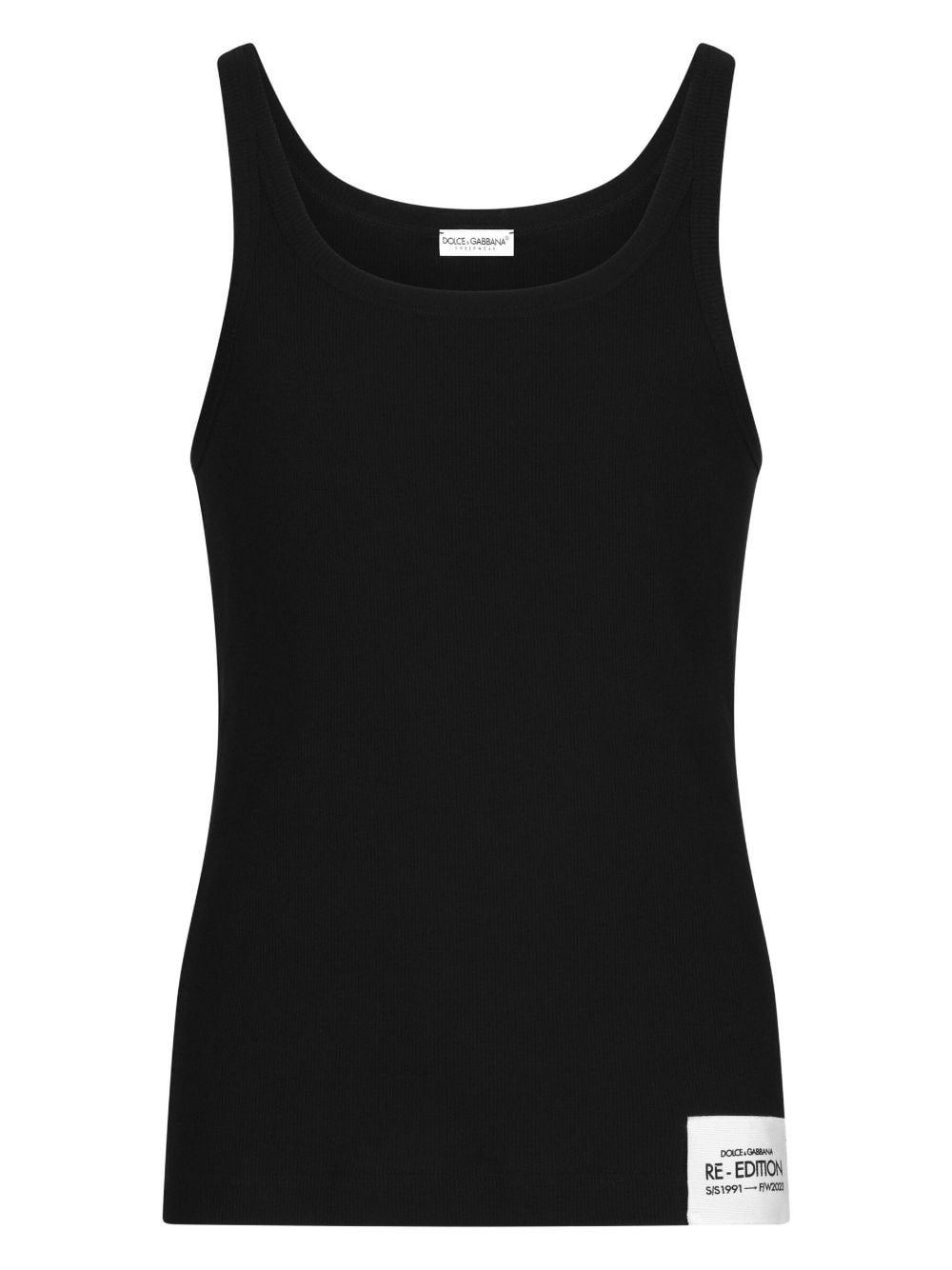 Dolce & Gabbana Men Logo-Patch Cotton Tank Top DOLCE & GABBANA
