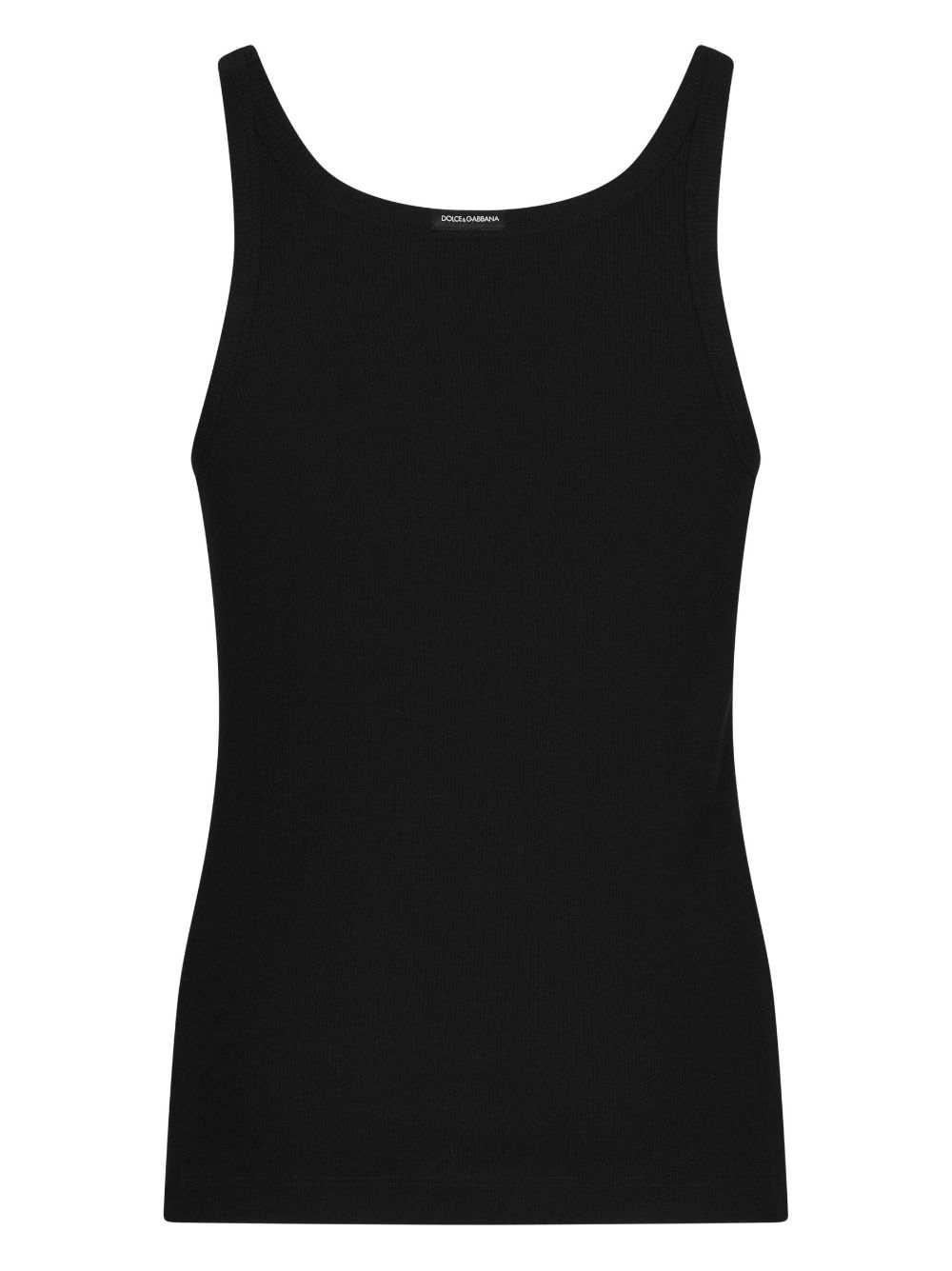 Dolce & Gabbana Men Logo-Patch Cotton Tank Top DOLCE & GABBANA