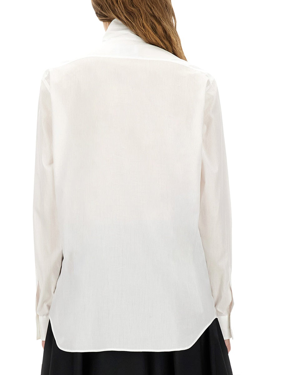 Moschino Women Cotton Poplin Jacquard Shirt MOSCHINO
