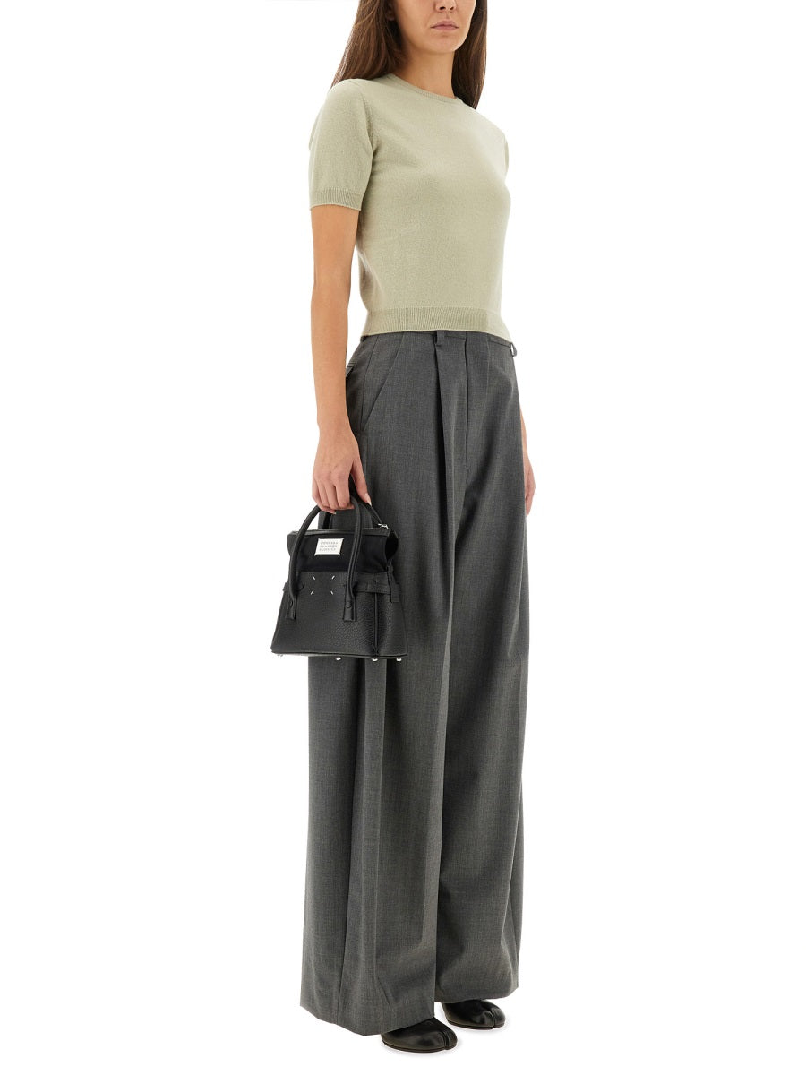 Maison Margiela Women Wool Crew Neck T-Shirt MAISON MARGIELA