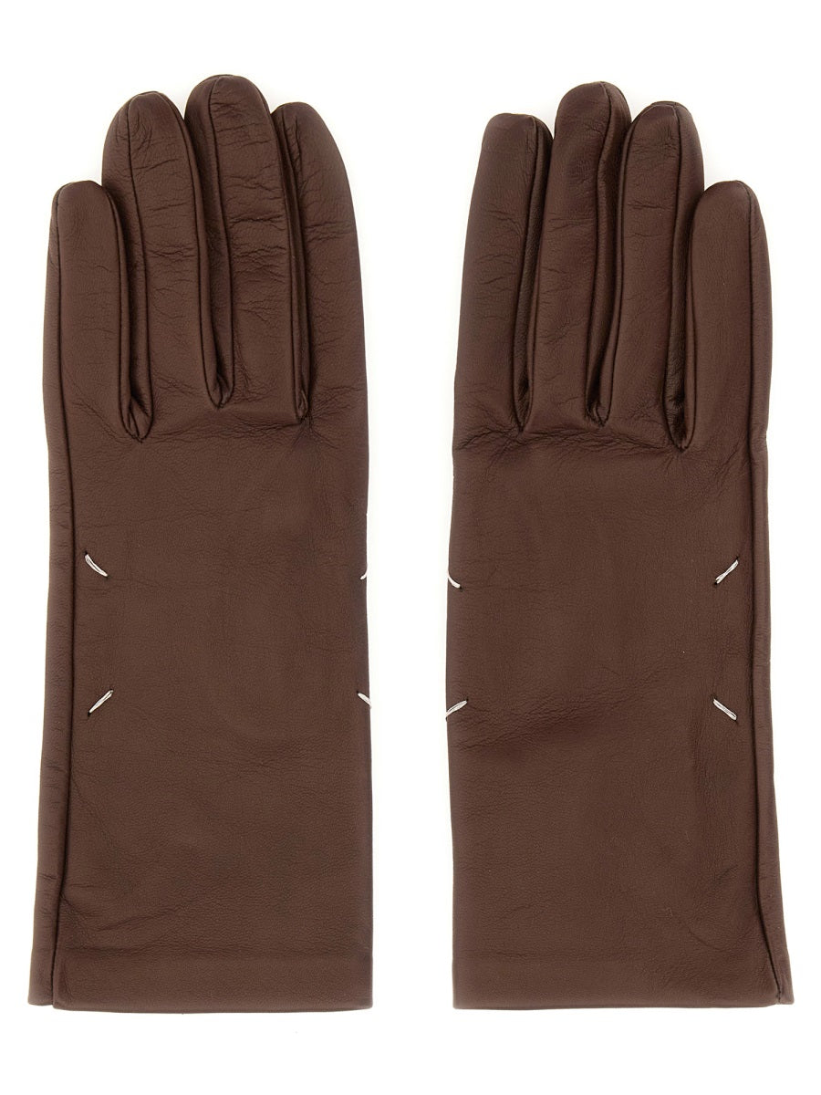 Maison Margiela Women Leather Gloves MAISON MARGIELA