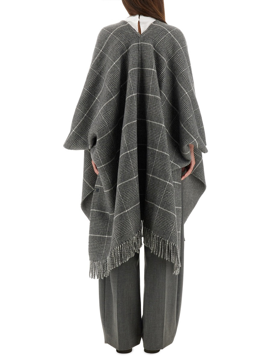 Brunello Cucinelli Women Wool Poncho With Bangs BRUNELLO CUCINELLI
