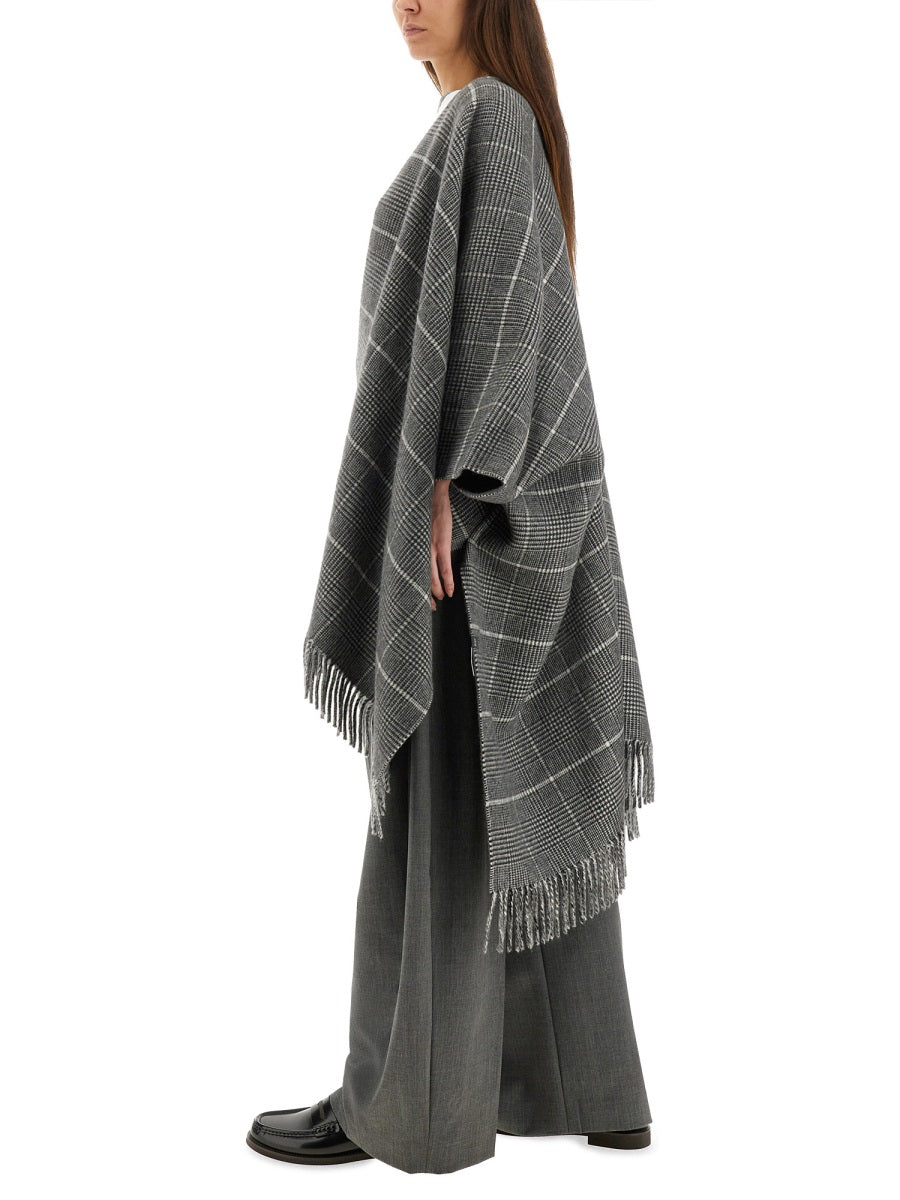 Brunello Cucinelli Women Wool Poncho With Bangs BRUNELLO CUCINELLI