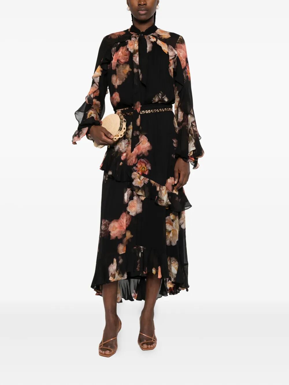 Zimmermann Women Blusa Con Volant Hypnotic ZIMMERMANN