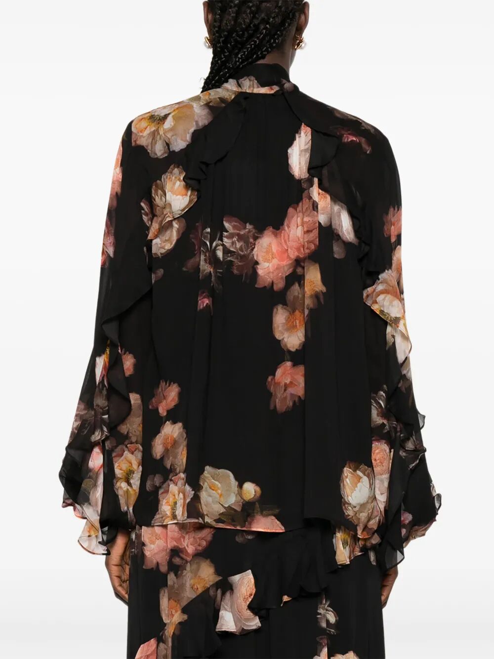 Zimmermann Women Blusa Con Volant Hypnotic ZIMMERMANN