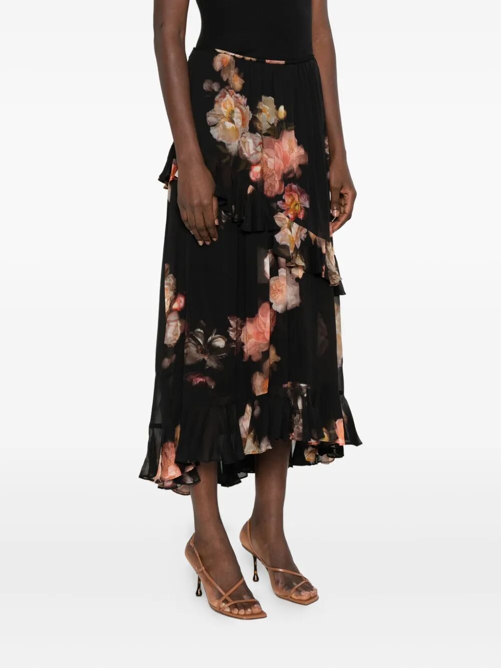 Zimmermann Women Gonna Midi Asimmetrica Hypnotic ZIMMERMANN