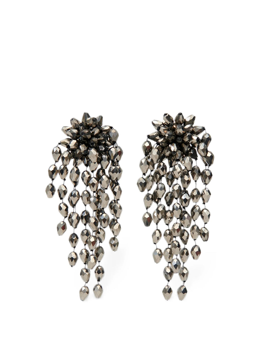 Isabel Marant Women Hanabi Beaded Pendant Clip Earrings ISABEL MARANT