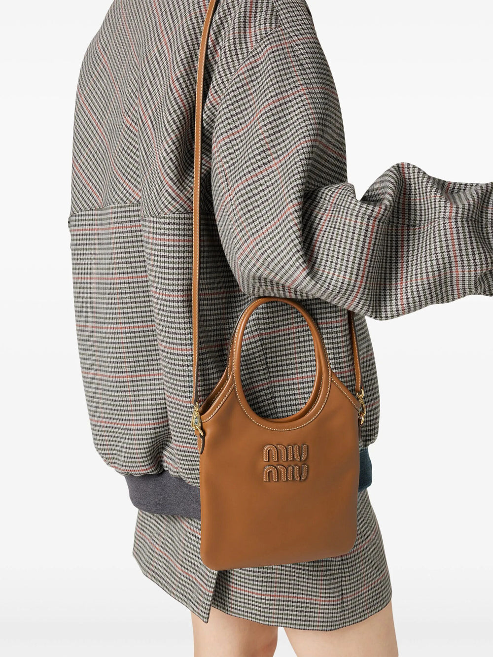 Miu Miu Women Ivy Mini Leather Handbag MIU MIU