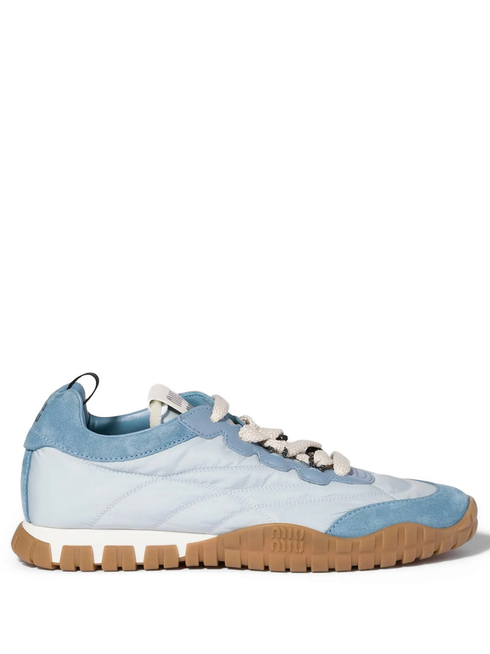 Miu Miu Women Tyre Technical Fabric, Suede And Leather Sneakers MIU MIU
