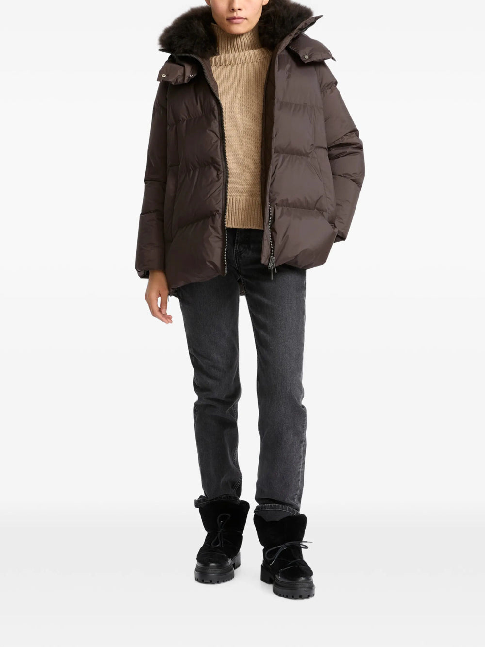 Yves Salomon Women Down Jacket YVES SALOMON
