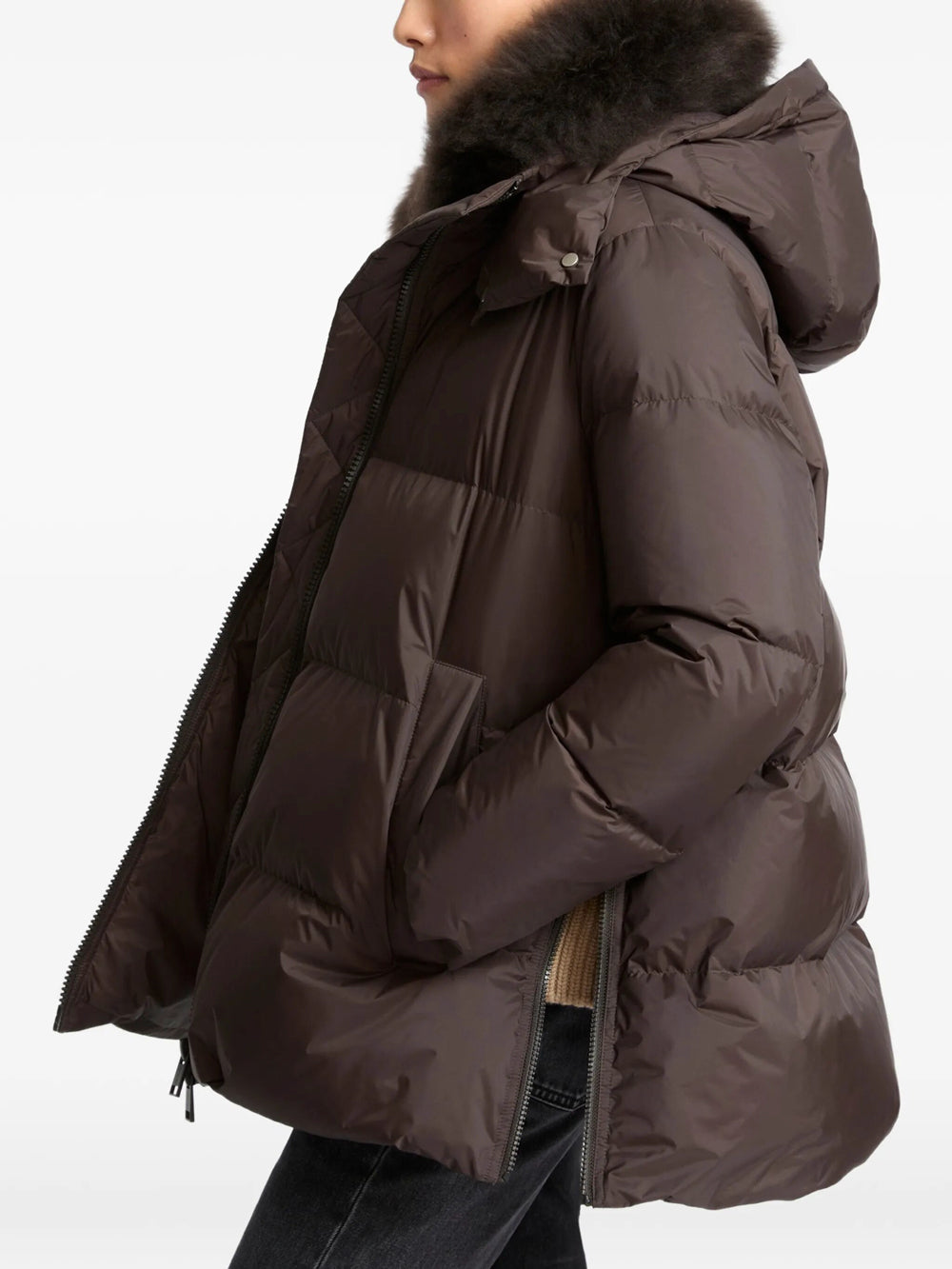 Yves Salomon Women Down Jacket YVES SALOMON