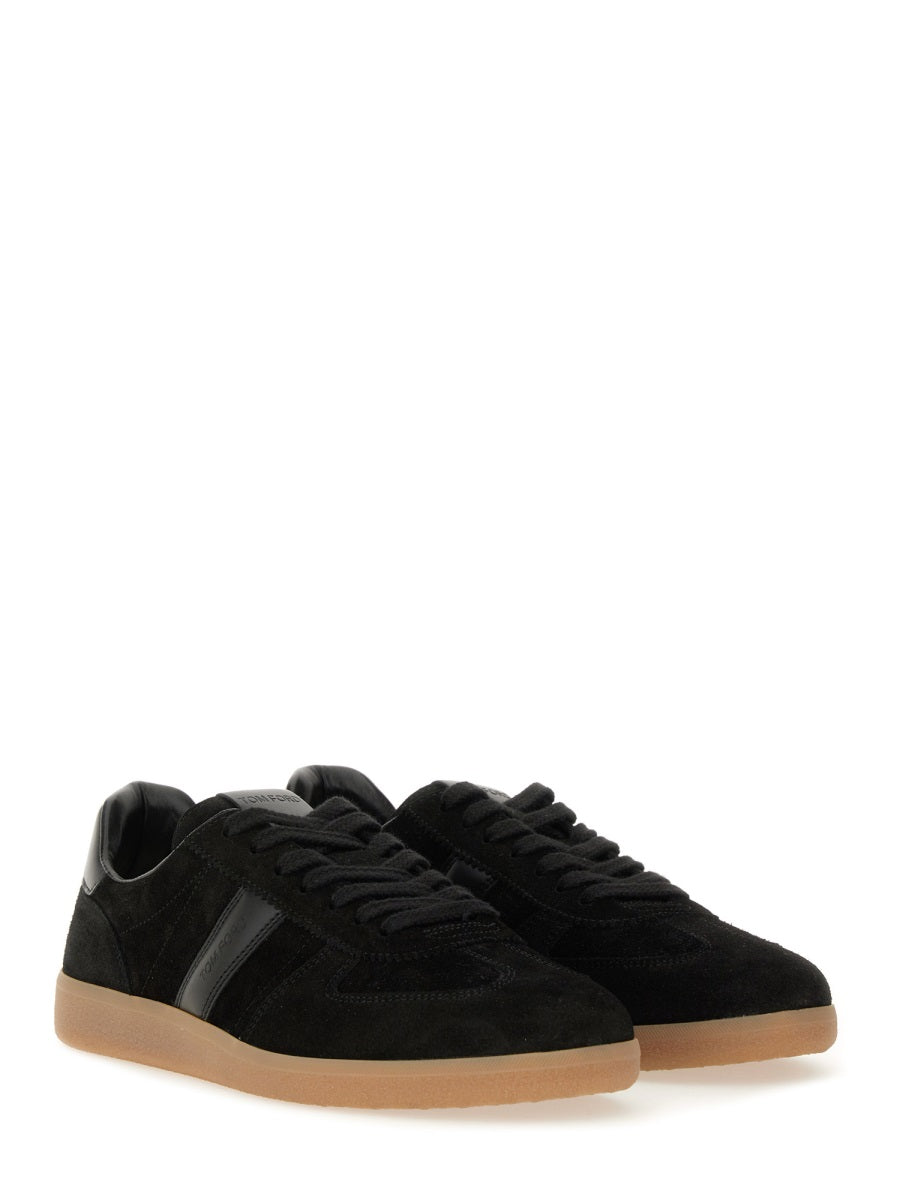 Tom Ford Men Leather Sneaker With Logo TOM FORD