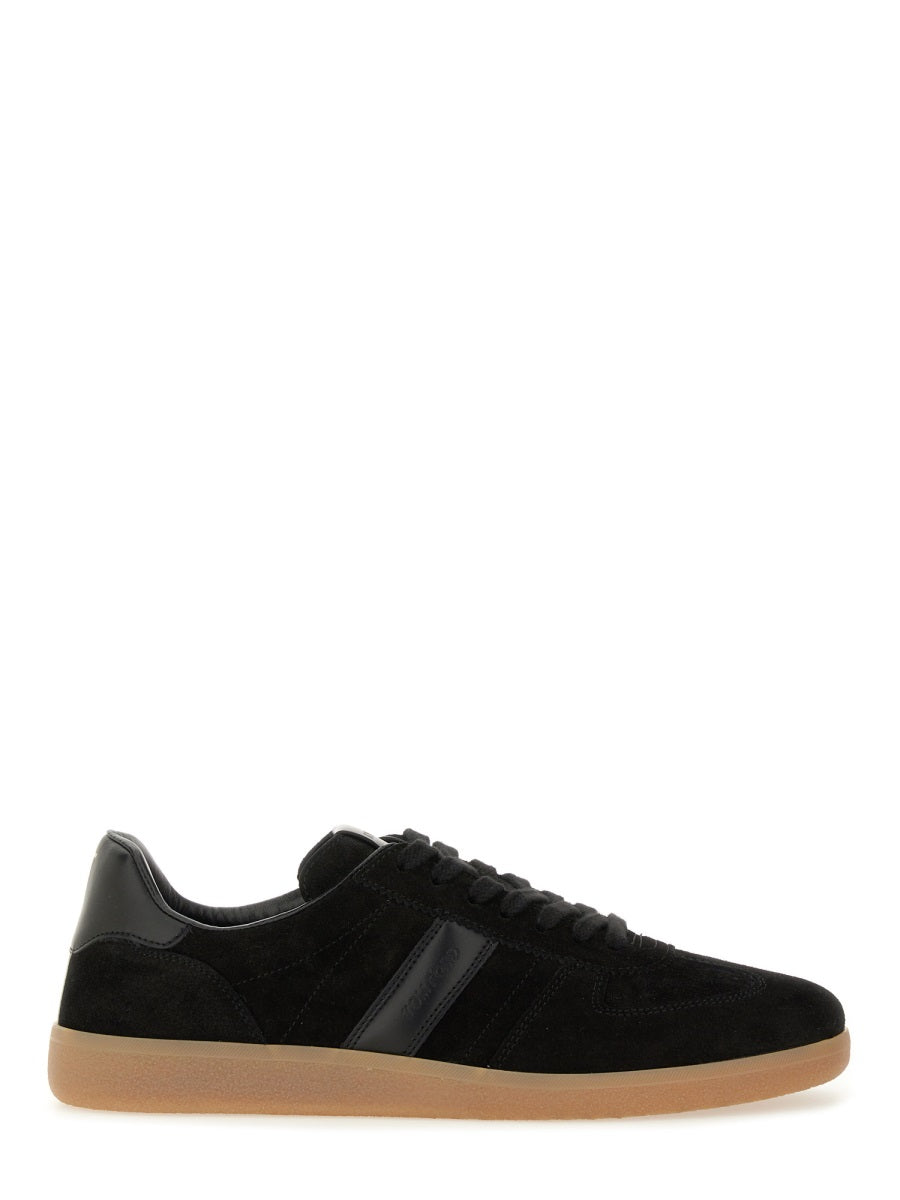 Tom Ford Men Leather Sneaker With Logo TOM FORD