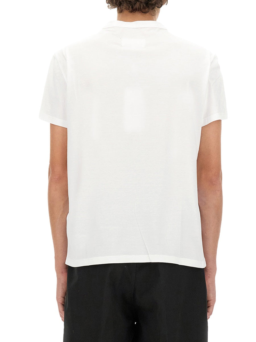 Maison Margiela Men Distorted Logo T-Shirt MAISON MARGIELA
