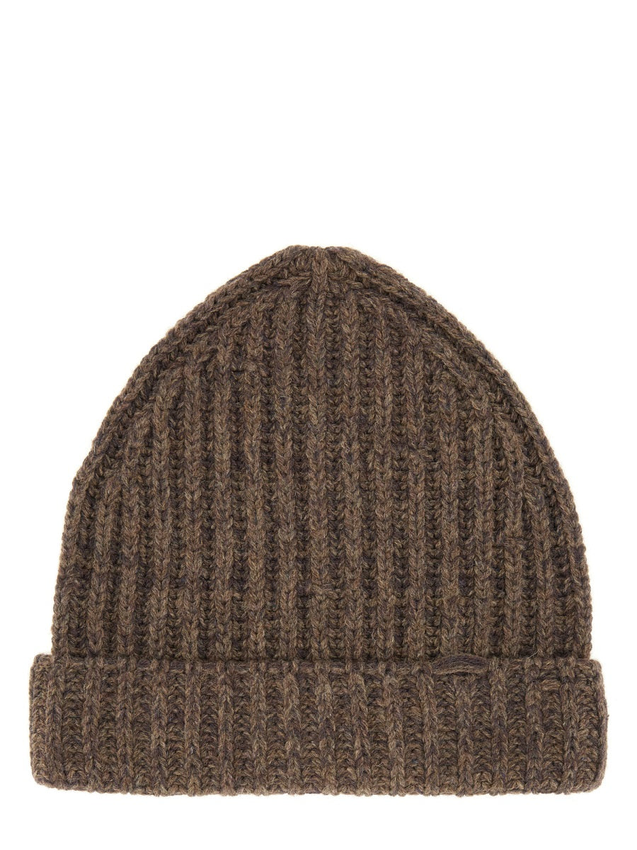 Maison Margiela Men Wool And Cotton Blend Beanie MAISON MARGIELA