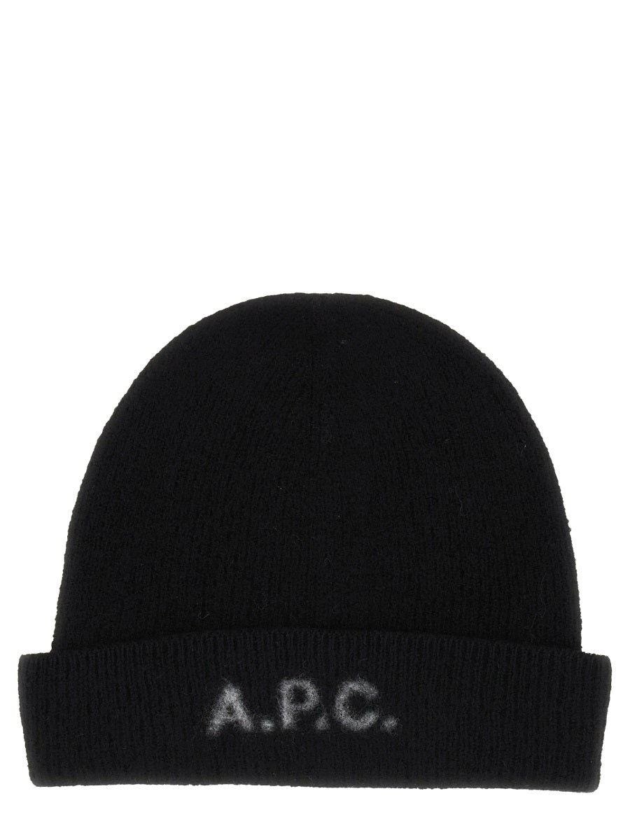 A.P.C. Unisex Berretto In Lana Con Logo A.P.C.