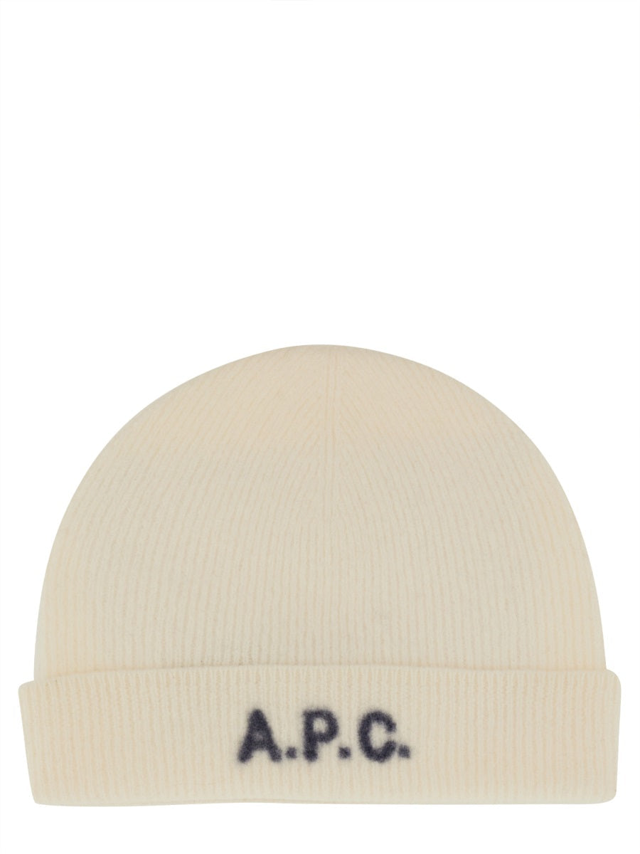 A.P.C. Unisex Berretto In Lana Con Logo A.P.C.