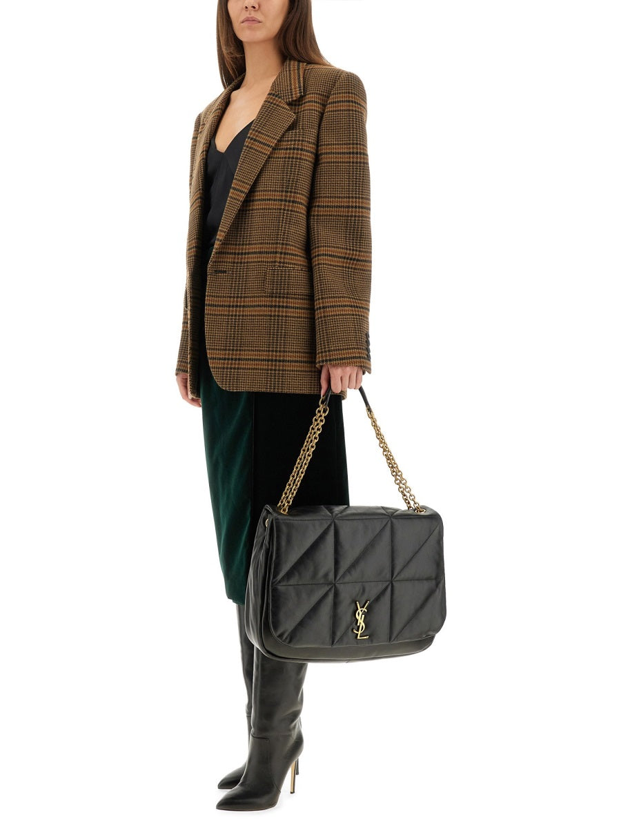 Saint Laurent Women Velvet Crossover Midi Skirt SAINT LAURENT