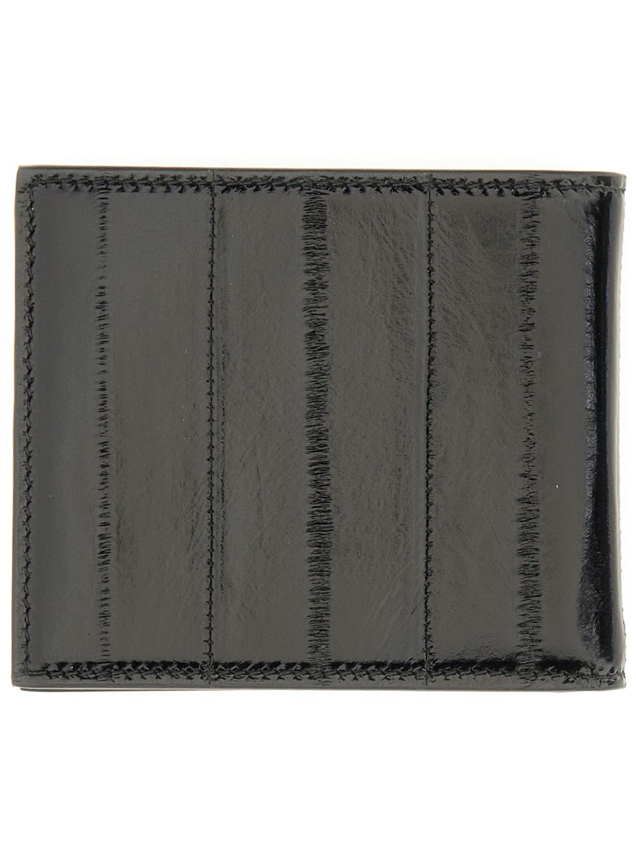 Dolce & Gabbana Men Eel Skin Wallet DOLCE & GABBANA