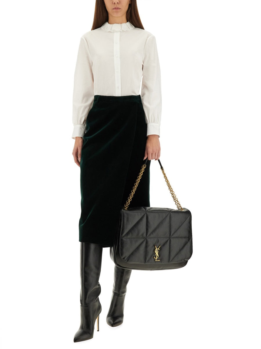 Saint Laurent Women Pierrot Collar Shirt SAINT LAURENT