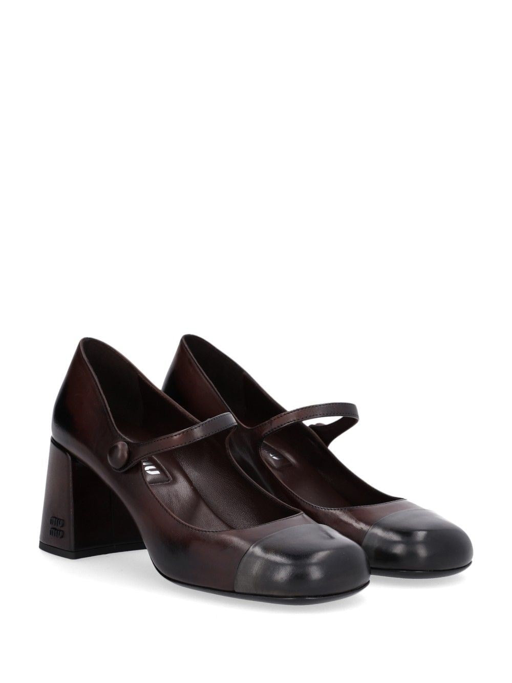 Miu Miu Women Waxed Leather Pumps MIU MIU
