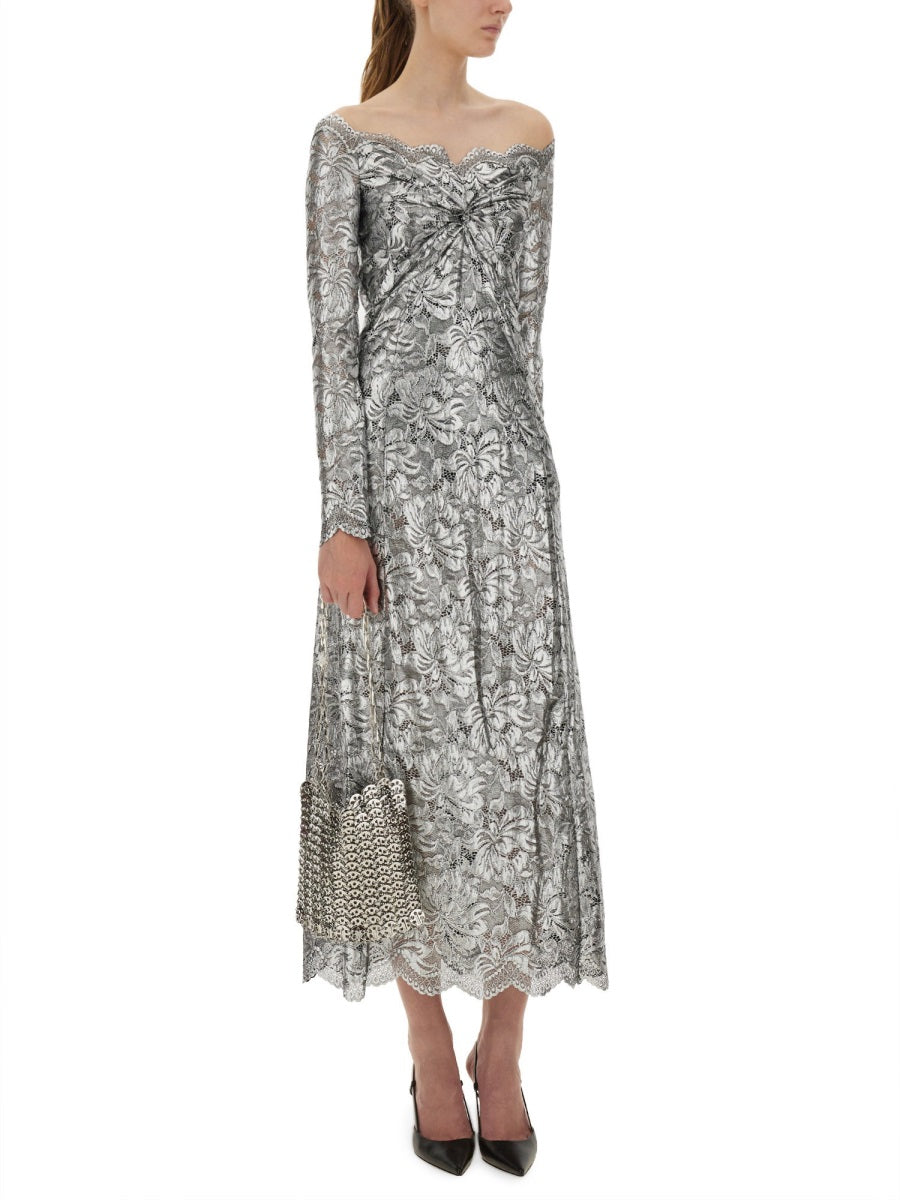 Rabanne Women Long Lace Dress PACO RABANNE