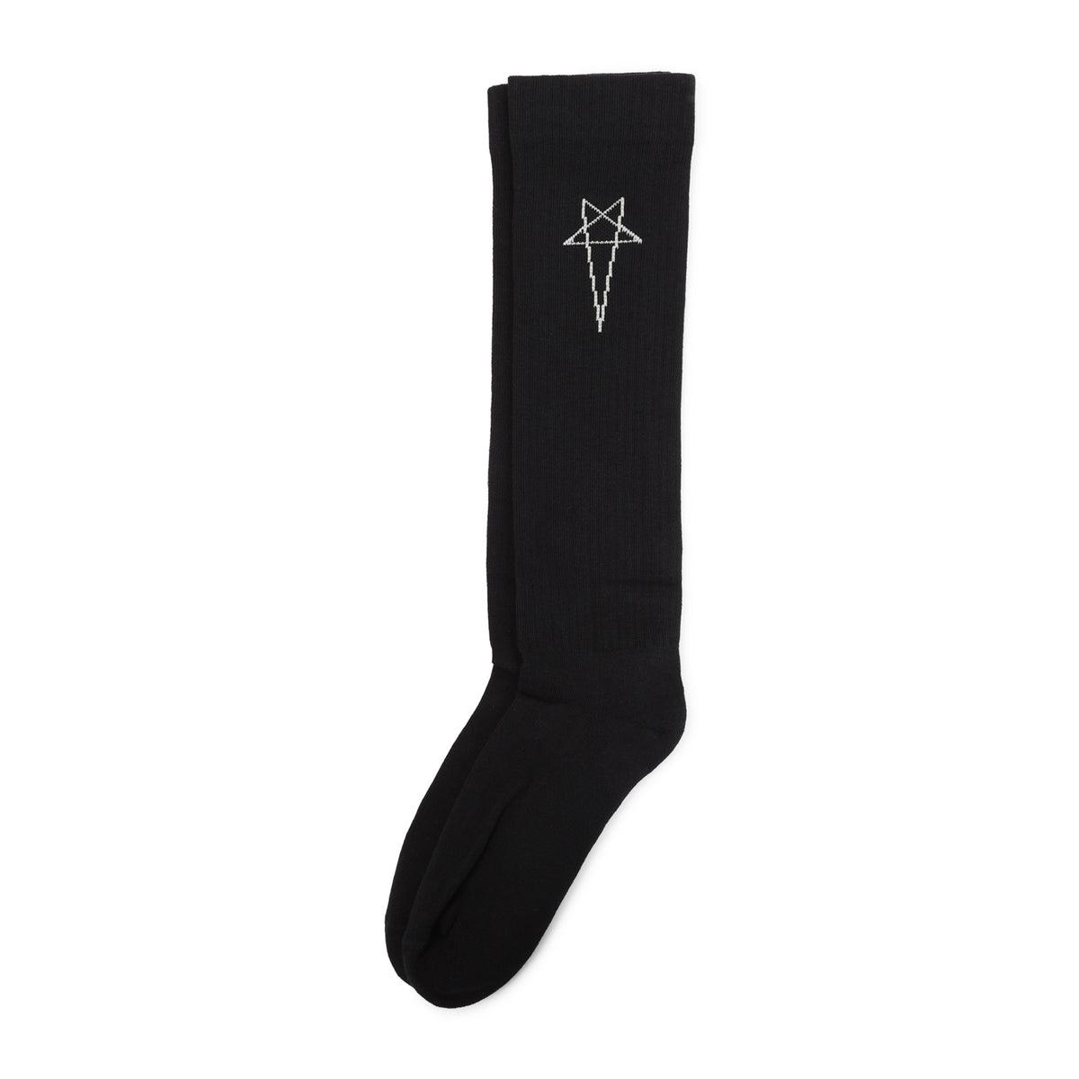 Rick Owens Drkshdw Pentagram Knee High Socks Men RICK OWENS