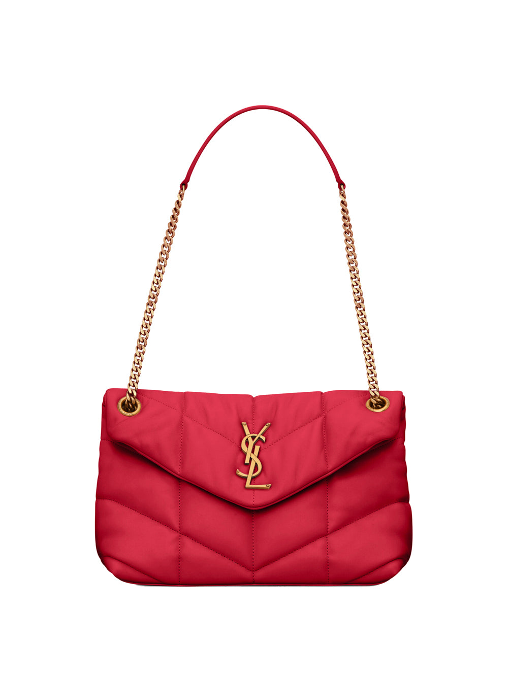 Small Loulou Puffer Bag In Nappa Leather Women SAINT LAURENT