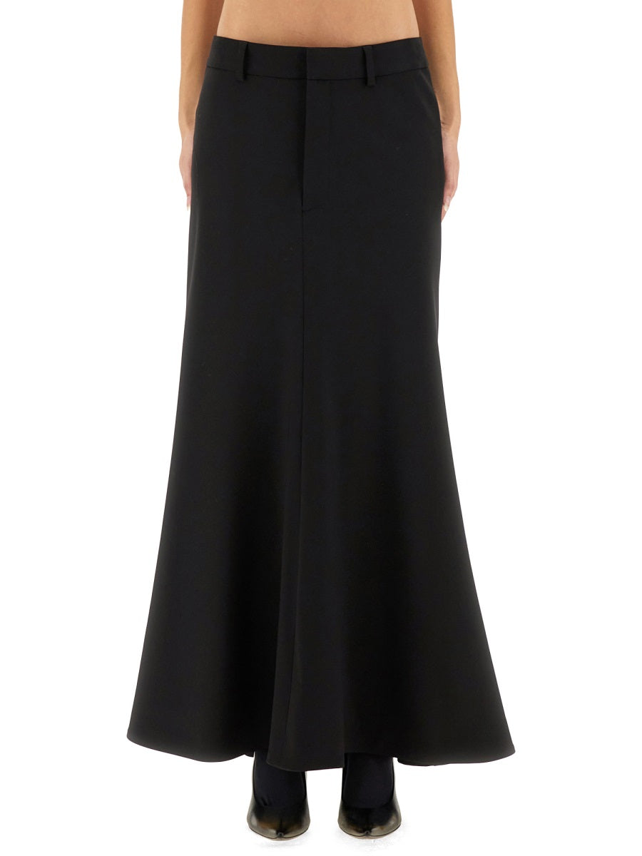 Balenciaga Women "Godet" Maxi Skirt BALENCIAGA