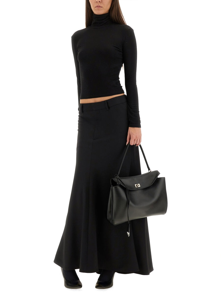 Balenciaga Women "Godet" Maxi Skirt BALENCIAGA